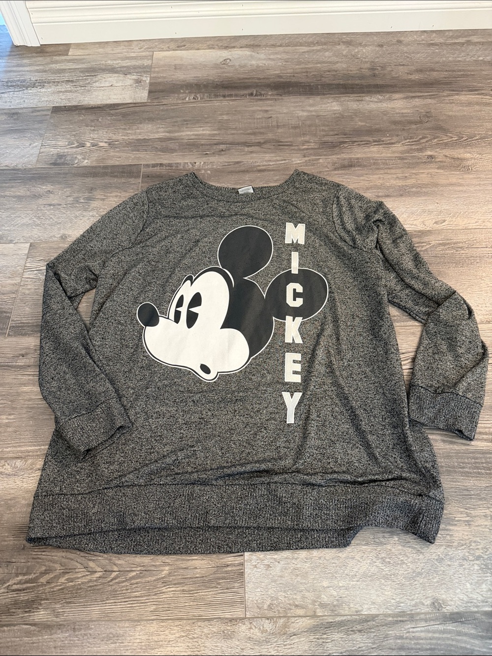 Disney Mickey Mouse Graphic Sweatshirt - Gray